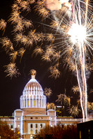 Fireworks at the Arkansas State Capitol, Little Rock