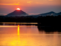 Sunset Over Pinnacle Mountain.