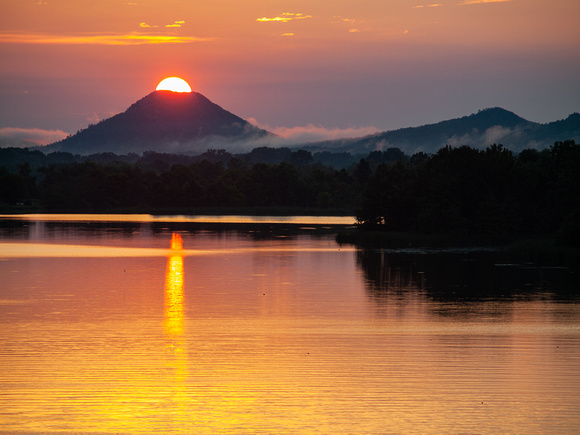 Sunset Over Pinnacle Mountain.