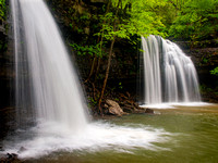 Twin Falls, Richland Creek Wilderness, Ozark National Forest.