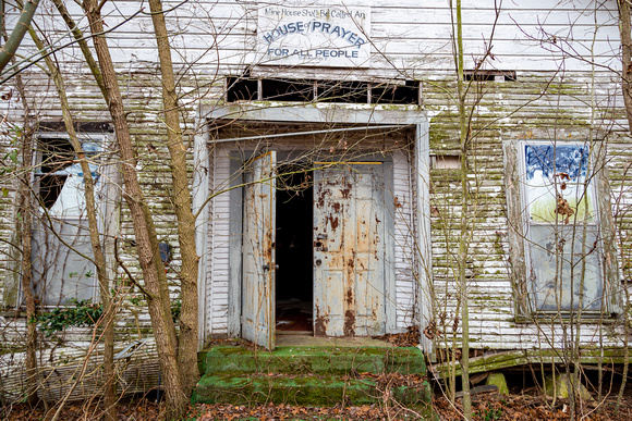 An Abandoned Church near Scott, Pulaski County