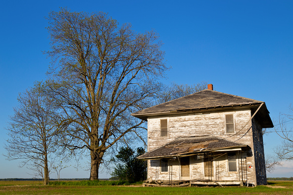 Abandoned farmhouse Near Tichnor, Arkansas County.