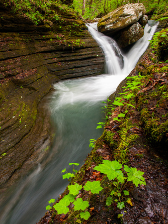 V-Slot Falls, Ozark National Forest.