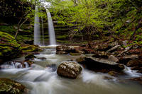 Compton’s Double Falls, Upper Buffalo Wilderness, Ozark National Forest.