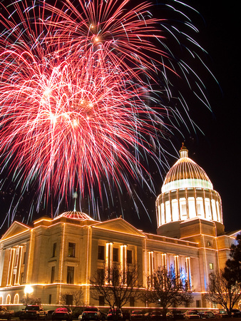 Fireworks over the Capitol